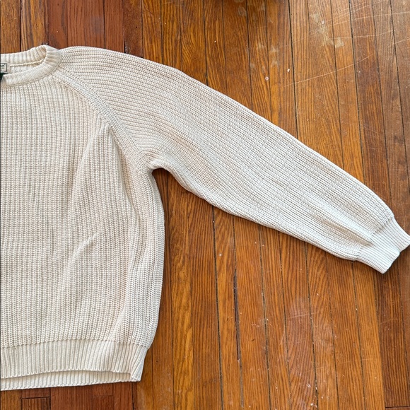 90βs L.L. Bean Vintage Knit Crewneck Sweater - Picture 6 of 14